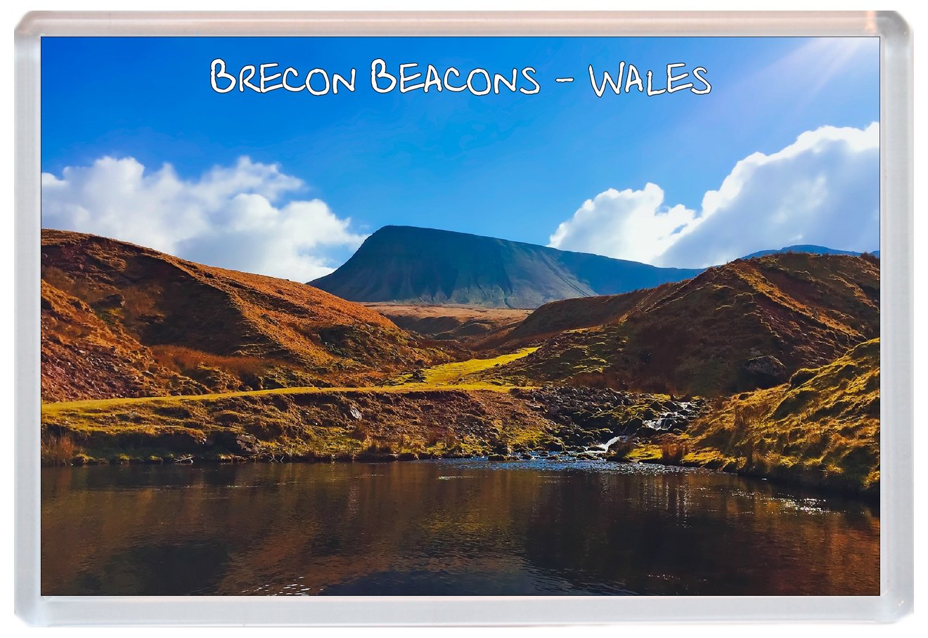 Baked Bean Store Multicolor Brecon Beacons - Wales - 96 X67mm Jumbo Fridge Magnet Id826