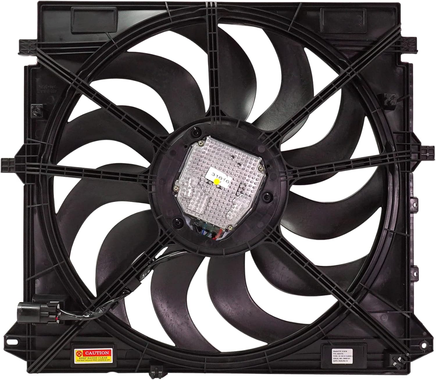 Garage-Pro Cooling Fan Assembly Compatible with 2015-2020 Chevrolet Colorado, Fits 2015-2020 GMC Canyon Radiator Fan