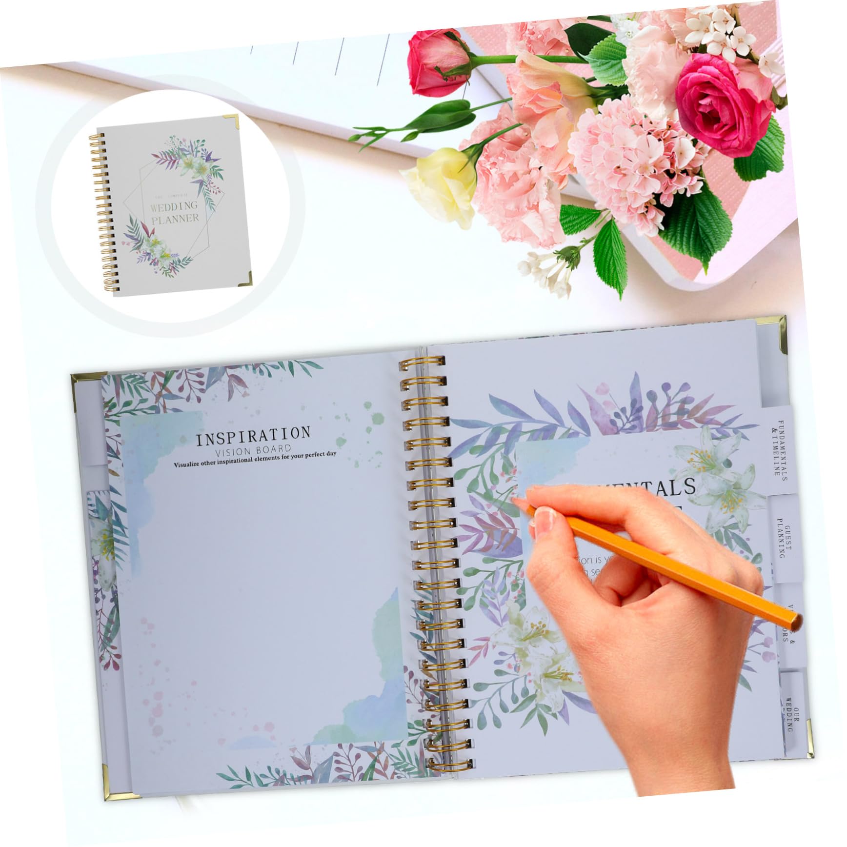 Hochzeitsplanungsbuch Für Braut Praktisches Notizbuch Zur Hochzeitsorganisation Mit Kreativem Design Erinnerungsbuch Für Schönsten Tag