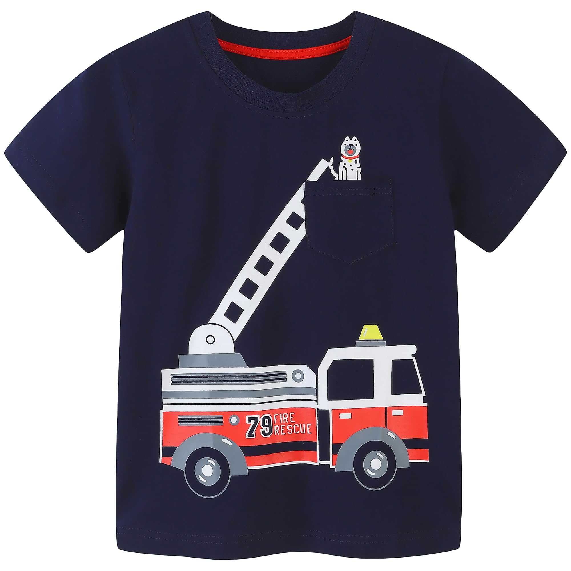 AIWUHE Toddler T Shirts Cotton Summer Tshirts Boys Girls Short Sleeve Tee Tops Casual Graphic Clothes Crew Neck Shirts 2-6Y