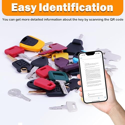 Miniatura 31 de 67 llaves maestras de equipos pesados Constrtution Machinery Operator Key para CAT John Deere CaterpillarToyota Volvo JCB Massey Ferguson JLG Genie