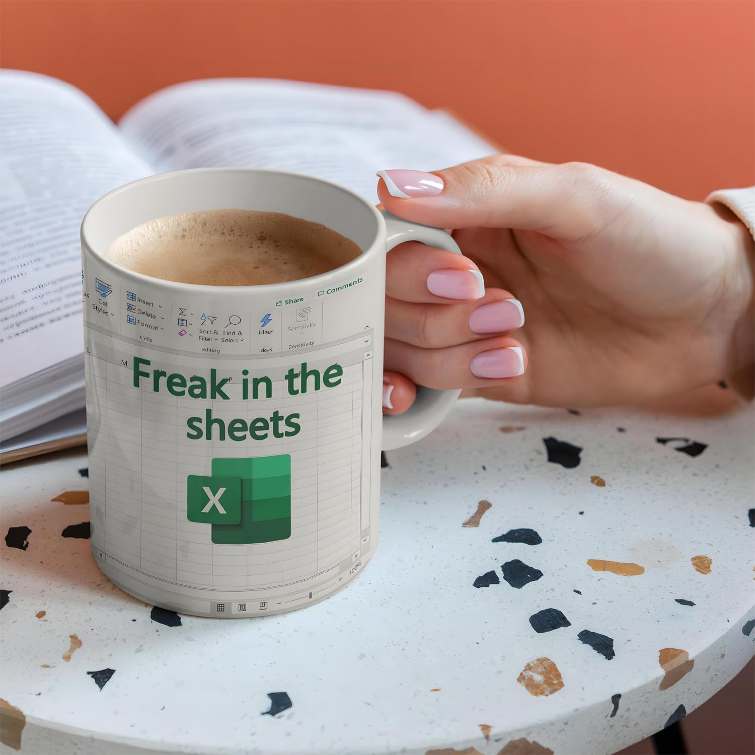 Aigori funny excel coffee mug