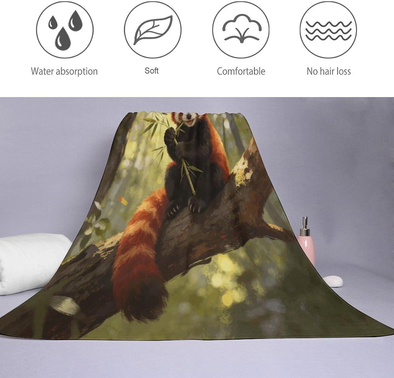 Animal Collection Bath Towel, Highly Absorbent & Quick Drying Beach Towel, Compact & Lightweight Pool Towel for Bathroom, Beach, Pool, Gym, Spa, and Hotel Use