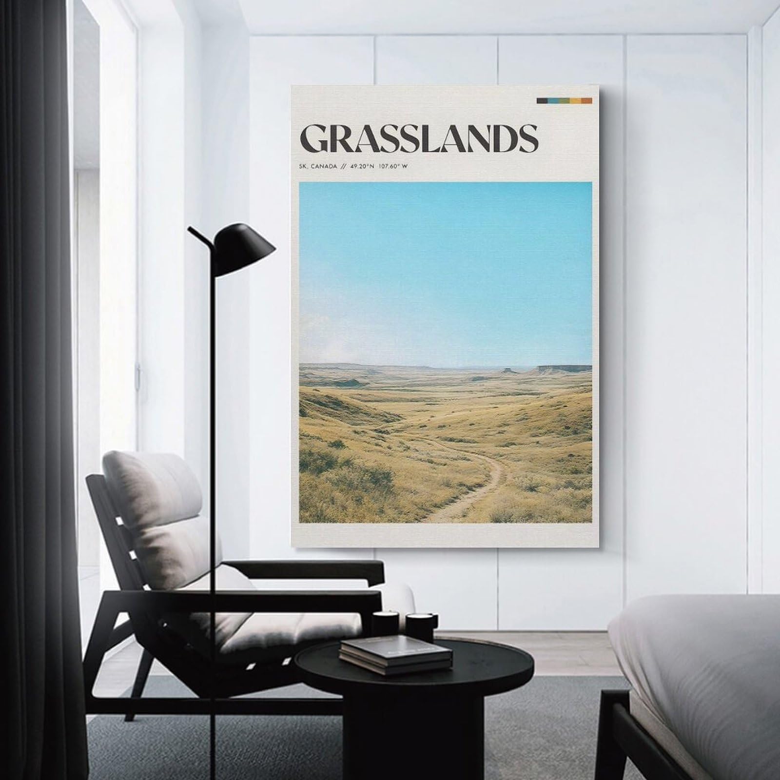 Junmoney Grasslands Home Decor Wall Art, 24x36inch(60x90cm), for New Homes, Bedrooms Or Workspaces, Gift Idea for Housewarming And Birthdays
