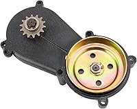 NovelBee 3:1 Transmission Gear Box Aluminum Chain Reducer for 47cc 49cc 2-Stroke Mini Pocket Bike - Black
