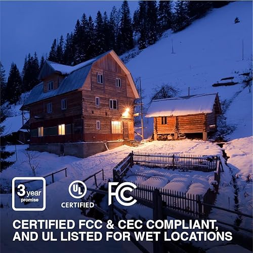 Miniatura 3 de Sylvania Luz LED para granero de 40 W, 4200 LMS, 50,000 horas, 80 CRI, del atardecer al amanecer con fotocélula con fotocélula, clasificación