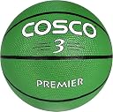 Cosco Premier Leather Basketball (Multicolour, Size 3) | Color Assorted gallery image