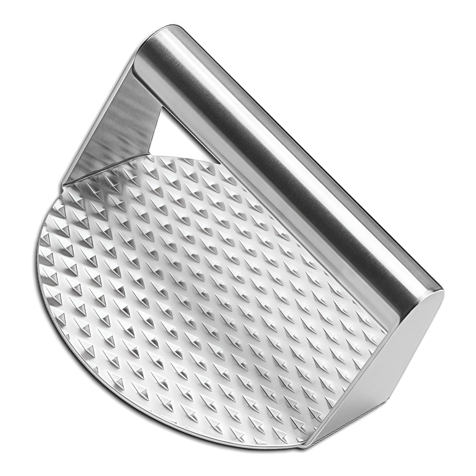 Mtucegi Multicolor Multifunctional Stainless Steel Meats Press For Patties Fish Fillets Quick Cleaning Burger Presser With Ergonomic Handle Square Burger Patty Maker Tool