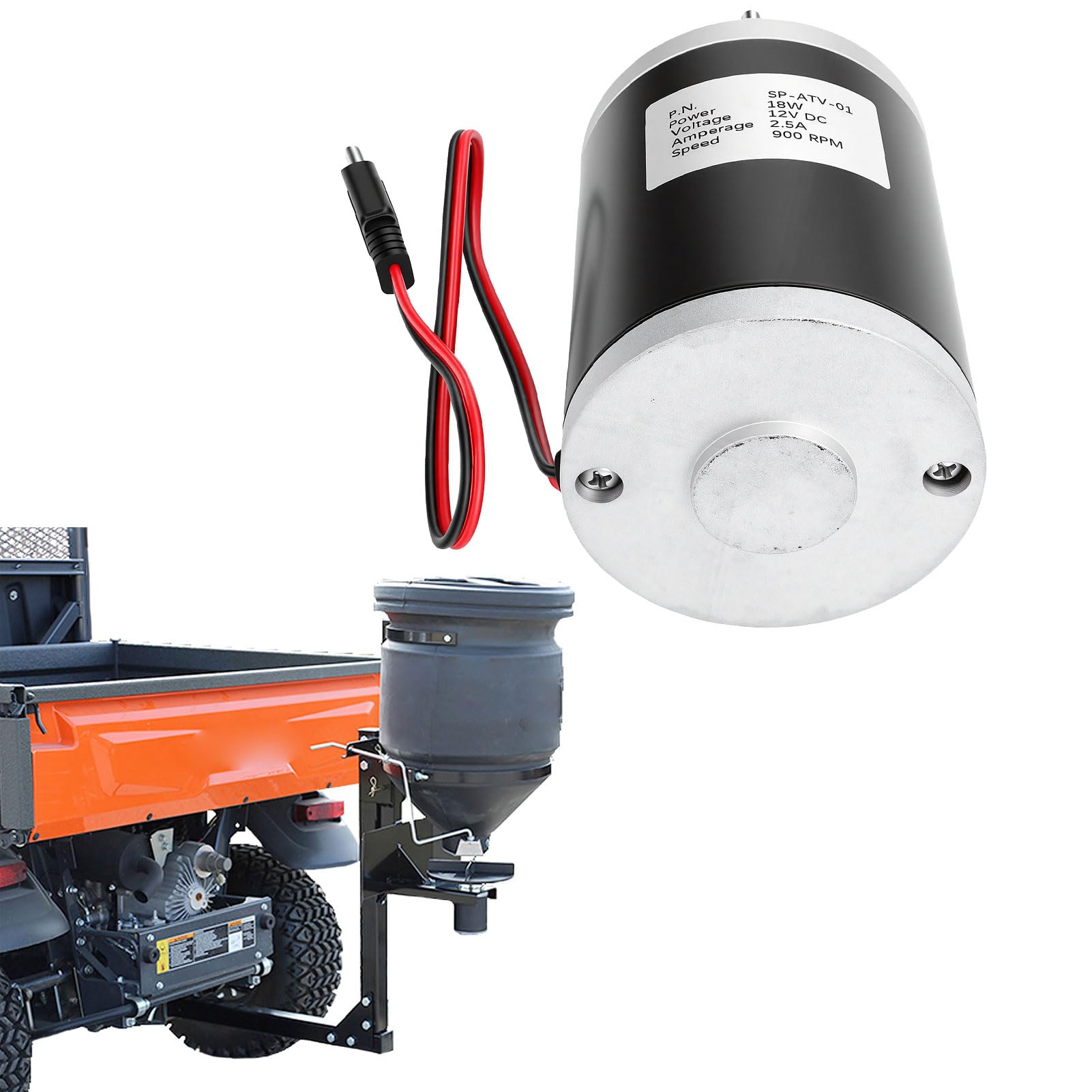 Moteur épandeur de Sel 12V 18W 900 TR/Min ATV Utv 3000966