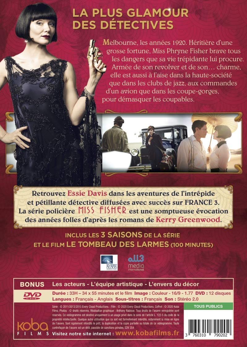 Miss Fisher enquête - L'intégrale Saisons 1 à 3 + Le Film
