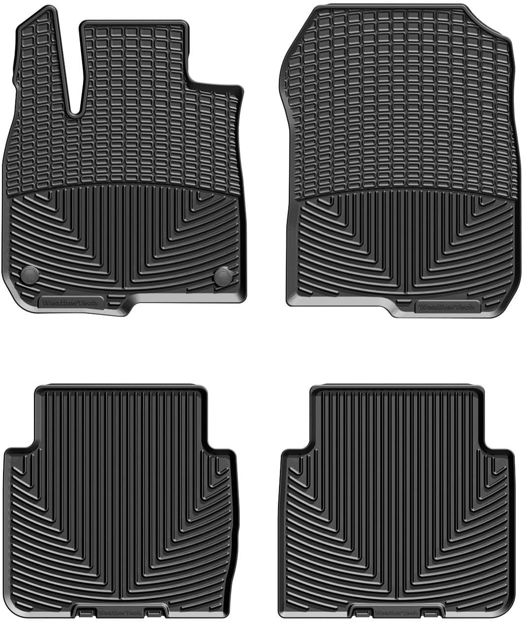 WeatherTech All-Weather Floor Mats for Honda CR-V, CR-V Hybrid 1st & 2nd Row (W419GR-W420GR), Grey