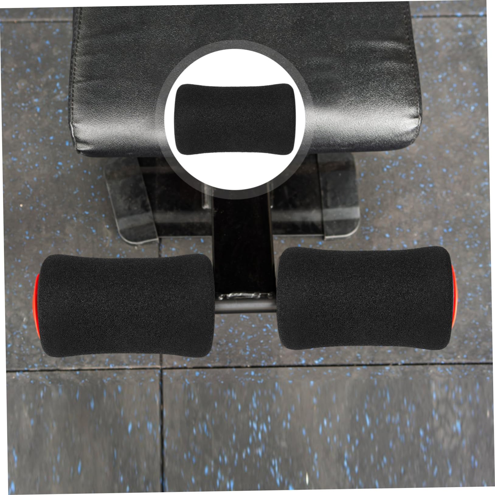Toyvian 2 Szt Piankowego Sprzętu Fitnessowego Akcesoria Do Treningu Brzucha Akcesoria Fitness Sprzęt Do Ćwiczeń Siłowni Poduszka Zamienna Do Ławki Treningowej Łączące Do