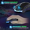Mouse Gamer Alámbrico, RGB LED para PC Laptop Gamer | 7200 DPI Ajustable, 7 Botones Programables, Ergonómico USB para Juegos, Trabajo Diario y Oficina 3