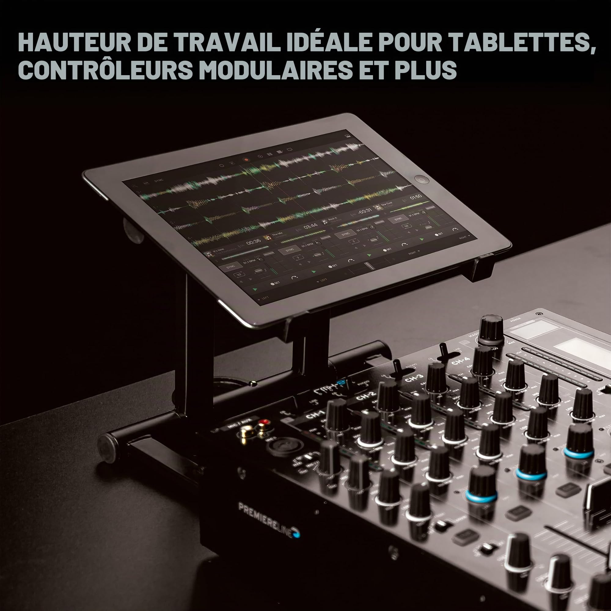 Reloop Modular Stand - Support robuste pour les contrôleurs modulaires, optimisé Neon AMS-MODULAR-STAND