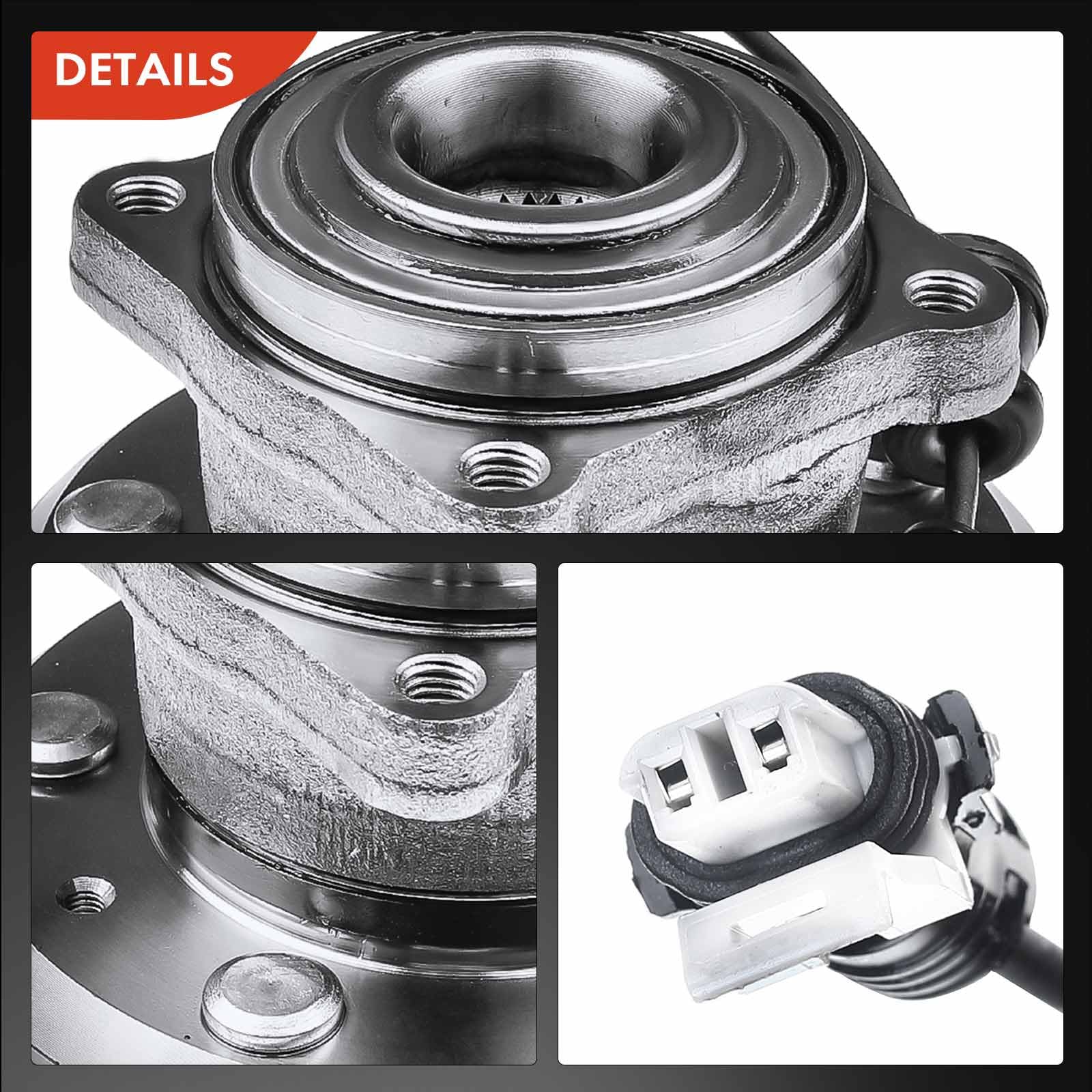 Frankberg Kit 2 cuscinetti ruota posteriore con sensore cavo ABS 512358 | Ruota flangiata ⌀151, posteriore Con sensore cavo Sensore di velocità ABS Sensore di velocità ABS Ruota flangiata ⌀151