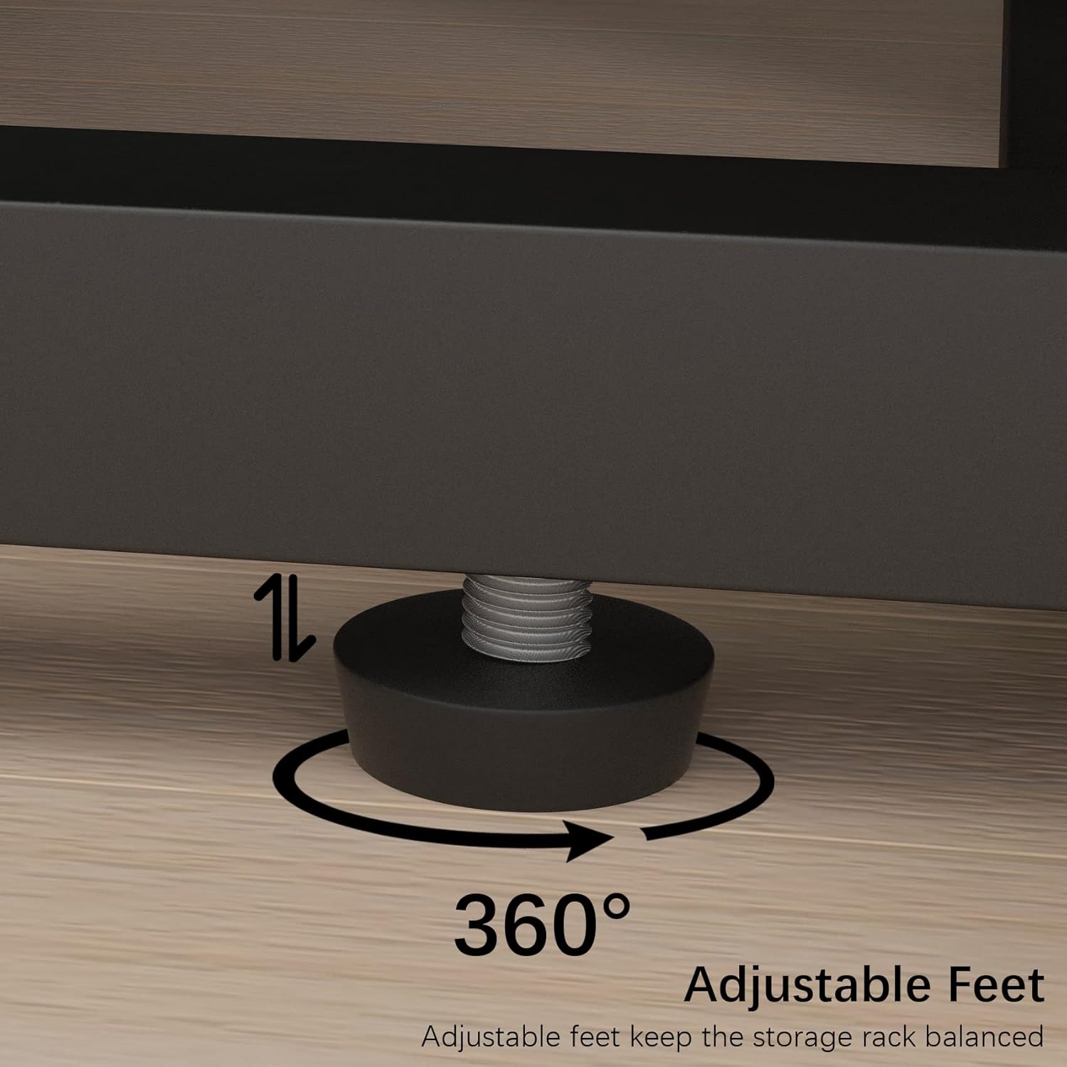 Snack Side Table Nesting End Tables Set of 3, C Shaped End Table with Adjustable Height, C Side Tables for Sofa Couch and Bed, Rustic Brown Nesting C Shaped End Tables for Living Room, Home, Bedroom : Home & Kitchen