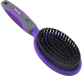 hertzko فرشاة شعيرات للكلاب والقطط مع الشعر الطويل أو القصير - شعيرات كثيفة إزالة الشعر فضفاضة، الغب، والغبار، والأوساخ من معطف أعلى الحيوانات الأليفة الخاص بك