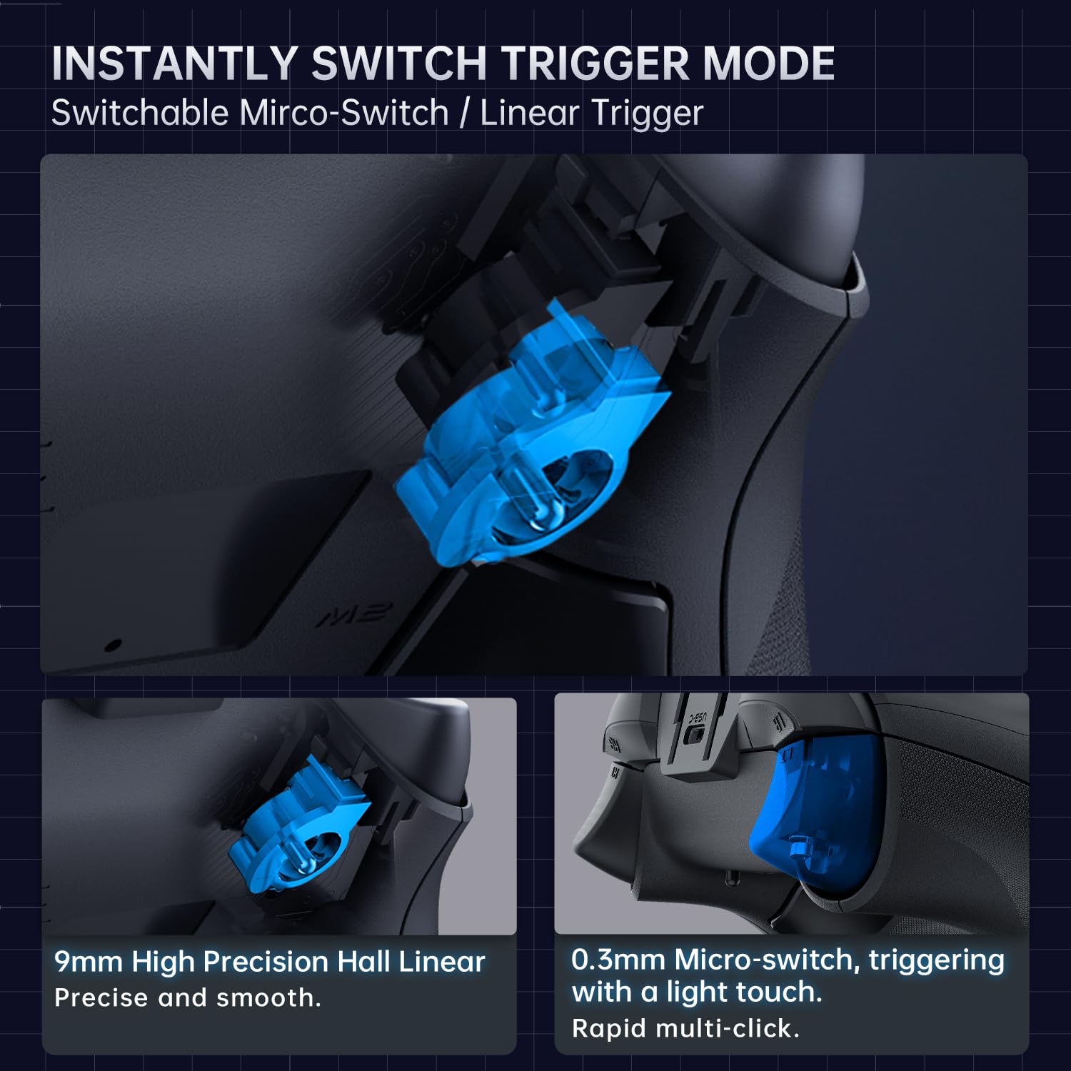 Switchable trigger mode illustration