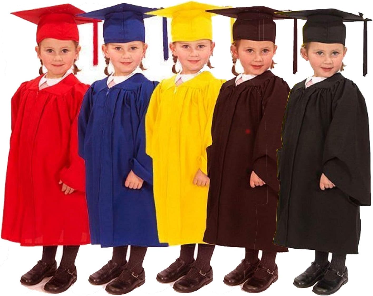 Fancydresswale Convocation Gown Graduation Dress ( Red , 3-5 Years ...
