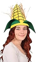 Vista 7 de Beistle - Sombreros de mazorca de maíz de felpa unisex, 2 piezas – Suministros para fiesta de granja, disfraz de Halloween, festivales temáticos