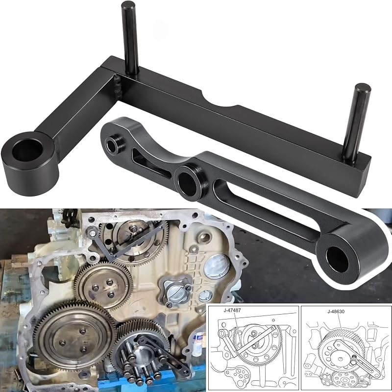 Kit de ferramentas para correia dentada Detroit Diesel DD13 e DD15 E-cowlboy J-47487 e J-48630, 2 peças