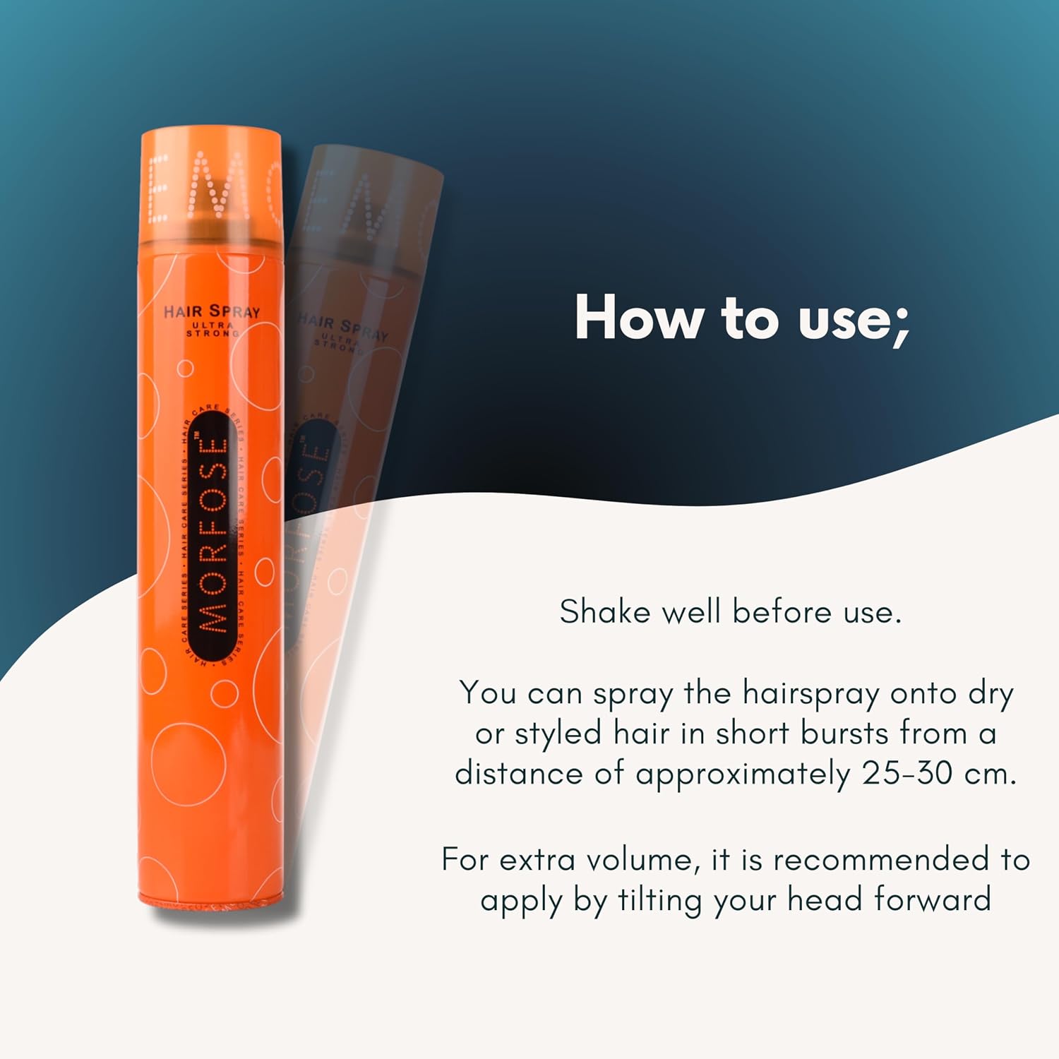 Morfose Hair Spray for Women and Men Strong Hold - Shine & Style Protection | Best Hair Spray Hold with Enhanced Formula (13.53 Fl Oz, Ultra Strong)