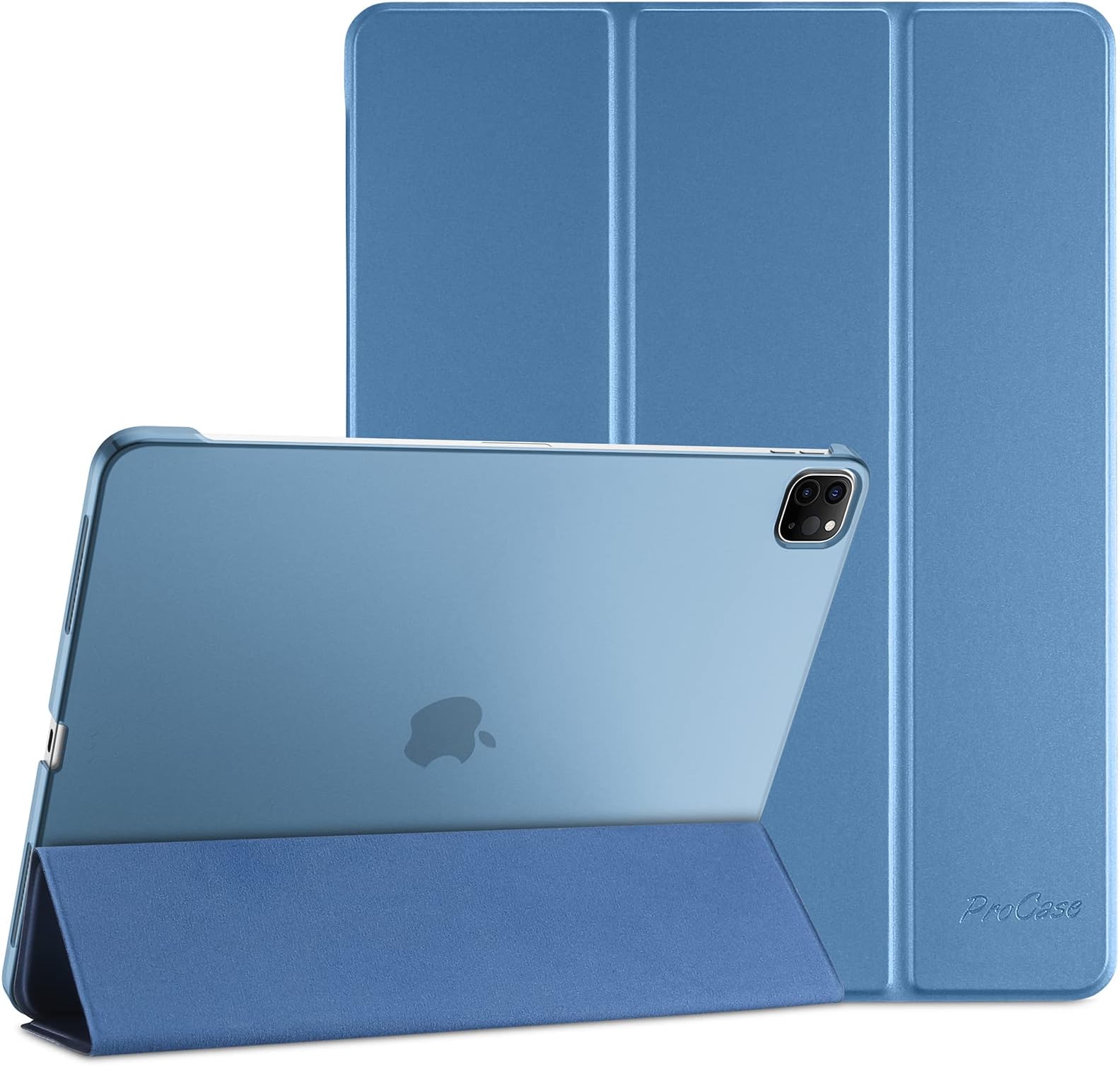 ProCase iPad Pro 11 Inch Case 2022/2021/2020/2018, Slim Stand Hard Back Shell Smart Cover for iPad Pro 11 Inch 4th Generation 2022/3rd Gen 2021/2nd Gen 2020/1st Gen 2018 -Blue