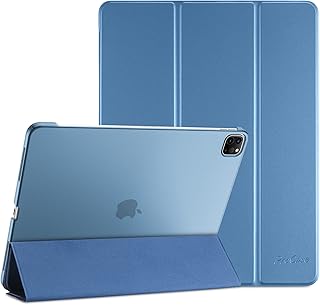 ProCase iPad Pro 12.9 Case 2022 2021 2020 2018, Slim Stand Hard Back Shell Smart Cover for iPad Pro 12.9 6th Generation 2022/ 5th Gen 2021/ 4th Gen 2020/ 3rd Gen 2018 -Blue