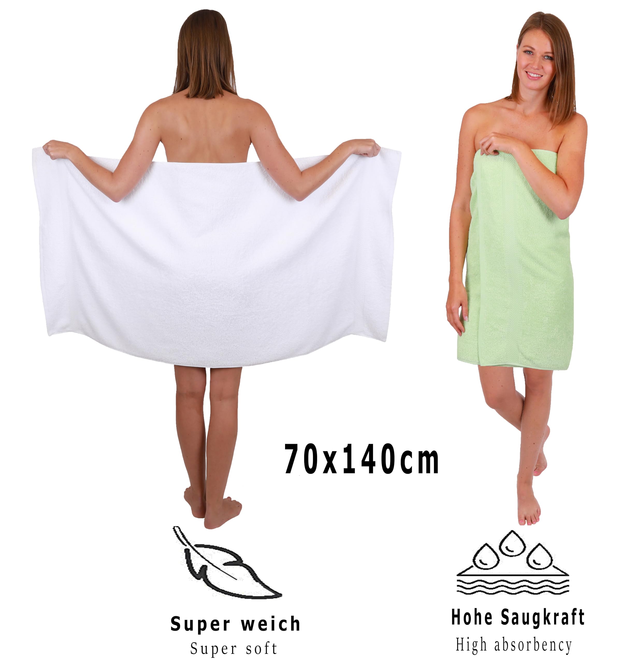 Lot De 2 Serviettes De Bain XXL Betz Palermo 100% Coton - 100x200 Cm - Anthracite Et Rouge