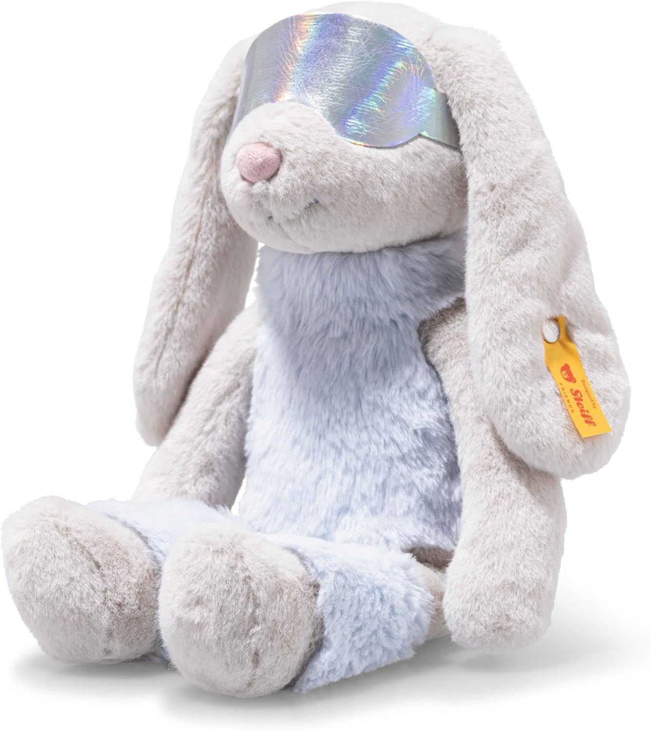 Steiff Handcrafted Since 1880 Premium Plush Stuffed Bunny Soft Toy - 12" Hoppie Rabbit