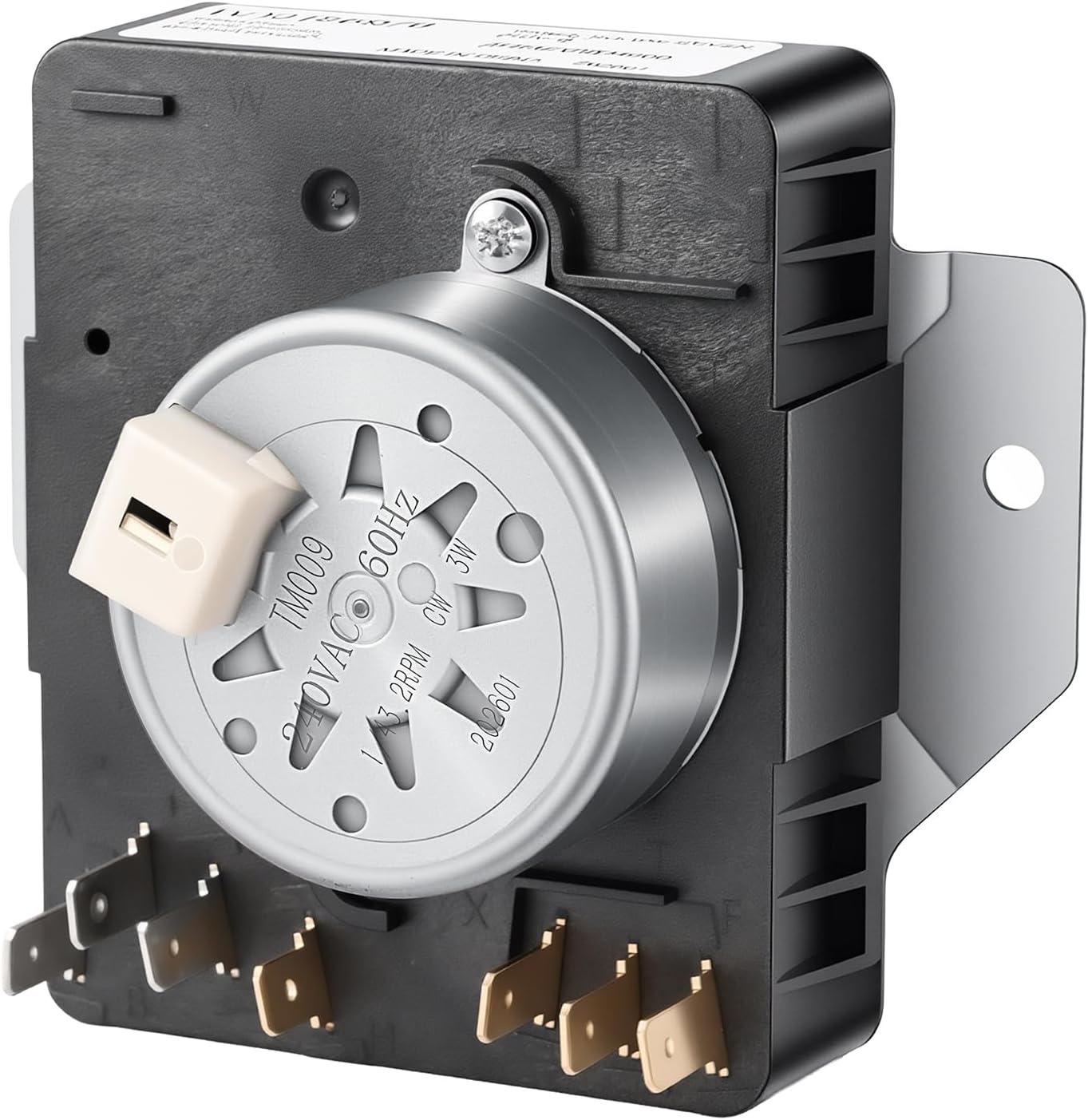 WPW10185976 Dryer Timer Replacement for Whirlpool, Kenmore, Maytag, KitchenAid - Replaces W10185976, WPW10185976VP, PS11749829, AP6016539, 1481703, AH2331505, PS2331505