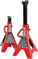 Vista 10 de BIG RED T42002A Torin Steel Jack Stands: doble bloqueo, capacidad de 2 toneladas (4,000 lb), rojo, 1 par