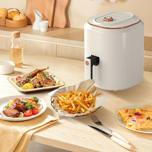 Miniatura 7 de Yangming Freidora de aire, 8 cuartos de galón, 10 ajustes preestablecidos de pantalla táctil que crujen, asan, recalientan y deshidratan, para