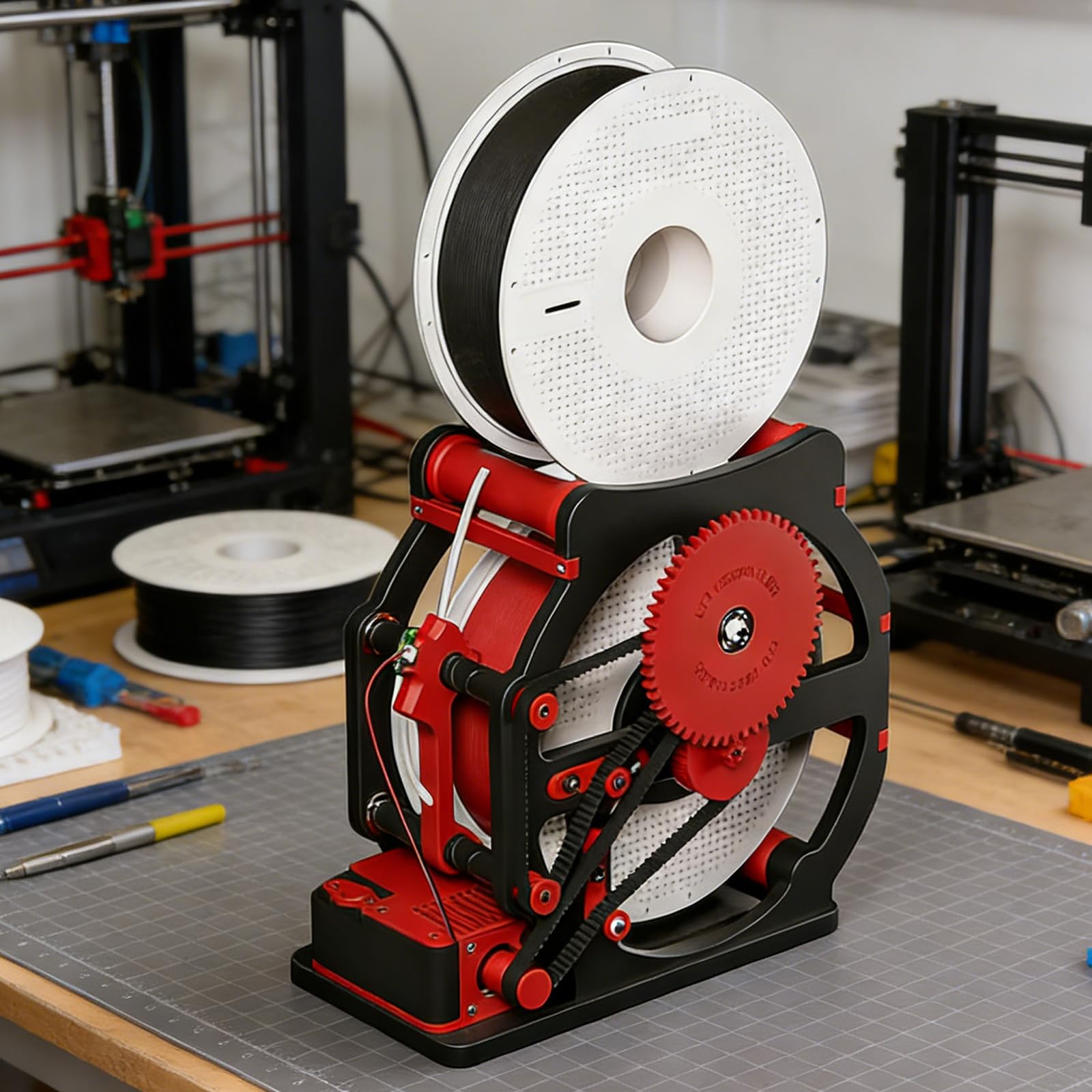 Enrouleur de bobine électrique filament 3D industriel 1kg anti-noeud pour soudeurs