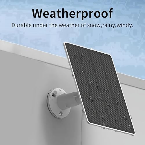 Miniatura 4 de Cargador de panel solar para Arlo Essential 2K para exteriores (2 generación)cámara Essential XL (2 generación)cámara Essential Spotlight, USB C y