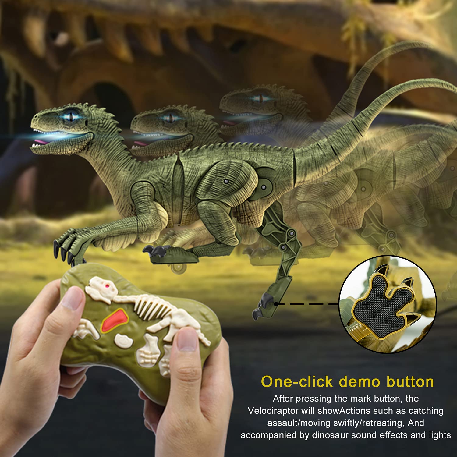 Buy Remote Control Dinosaur Toys, Joyshare 2.4Ghz RC Dinosaur Toys
