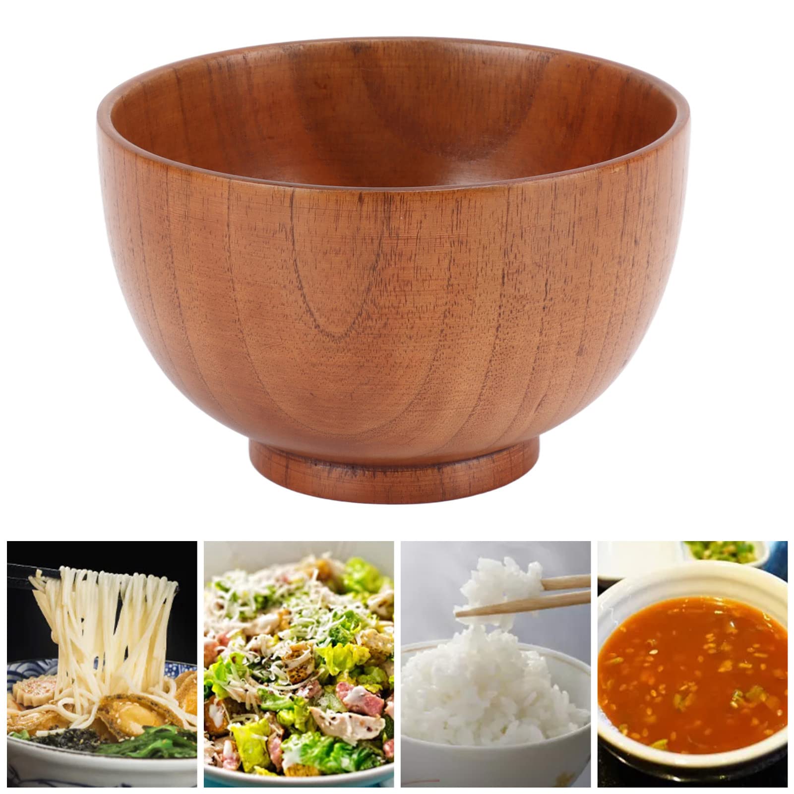 Indus Lifespace Acacia - Set Di 3 Ciotole In Legno Per Piatti Da Cucina - Foto 10