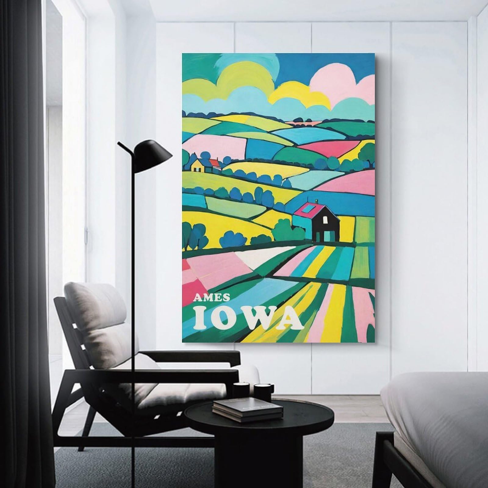 Junmoney Unframe-Style-15 Ames Iowa Landscape Decorative Canvas Print, 20X30inch(50X75cm), For Home, Office, Studio Or Guest Room, Versatile Wall Decor For Many Rooms