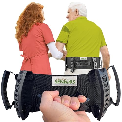 Gait Belts for Seniors - Transfer Gate Belts Medical for Elderly and Disabled - Easy to Use Quick Release Gait Belt with Handles for Physical Therapy Medical Nursing Use - Elderly Assistance Products