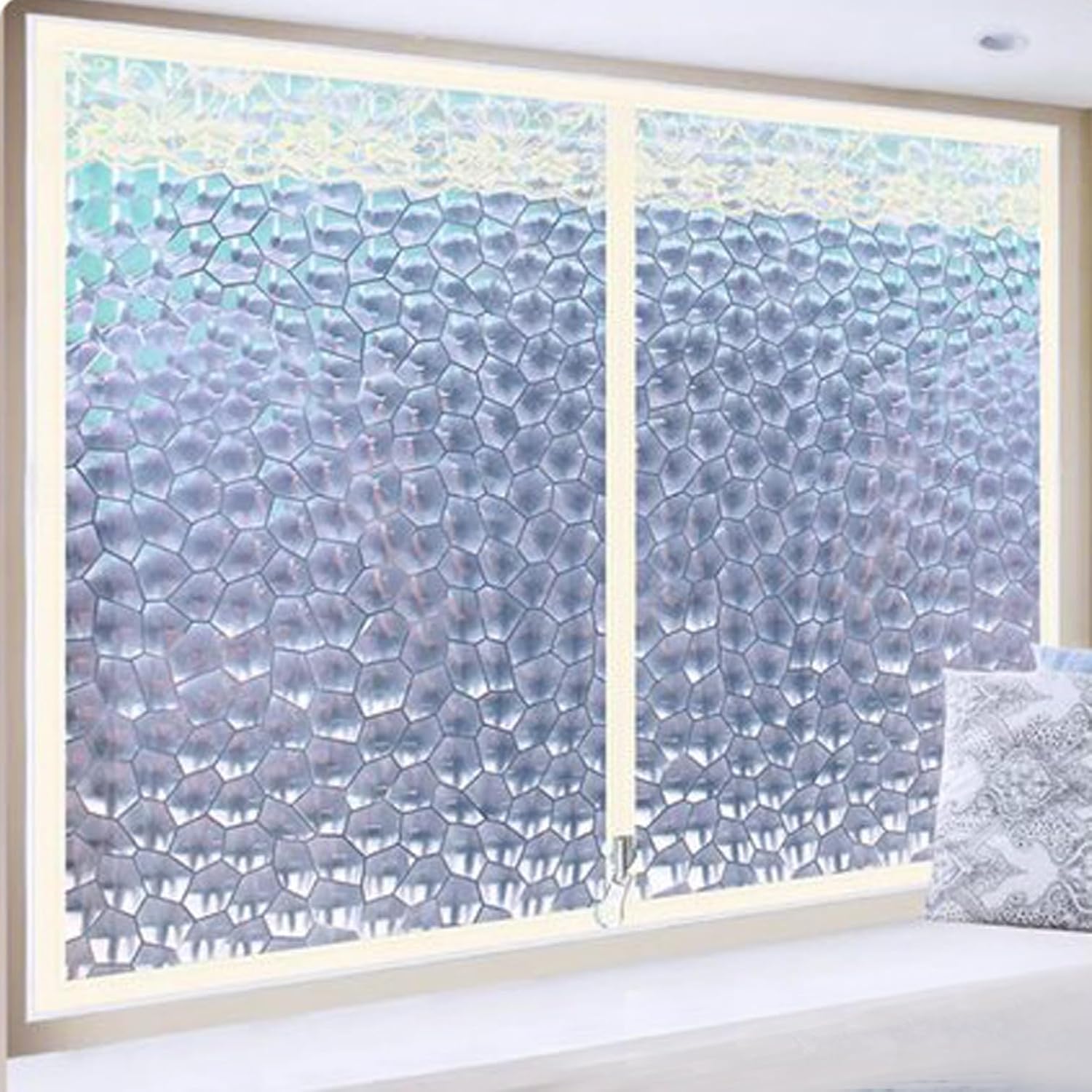 Weatherproofing Window Insulation Kit,Secondary Glazing Kit for Windows Thermal Window Film,with Zip Reusable Window Plastic Cold Protection Warm Curtains,Custom,W x H (67in x 71in)