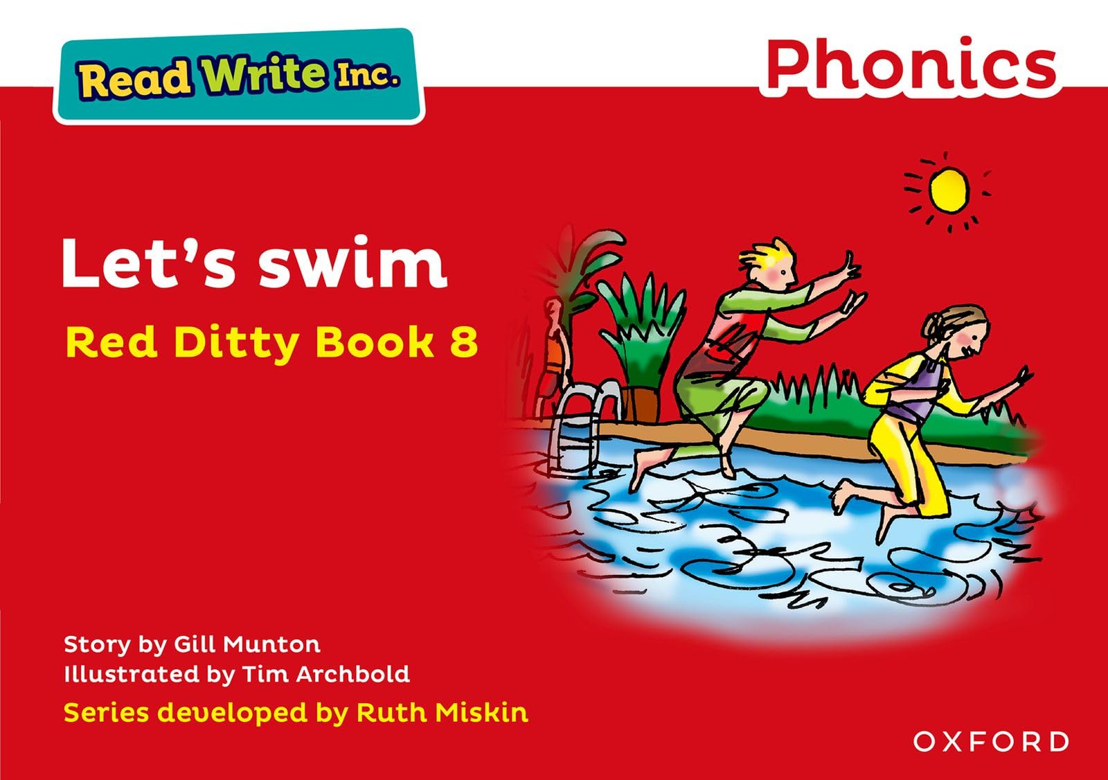 Read Write Inc. Phonics: Red Ditty Book 8 Let's Swim by Gill Munton ...