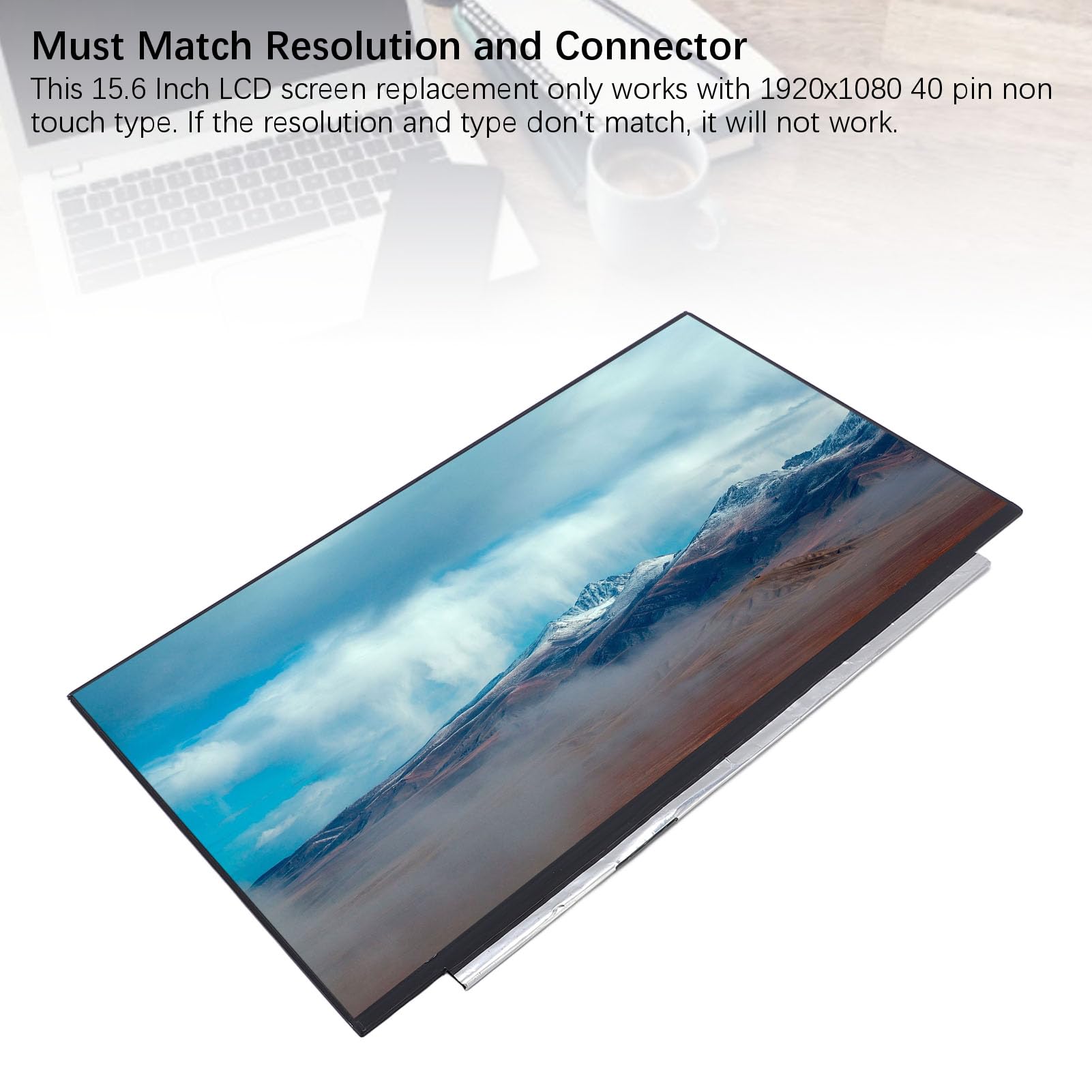 Wymiana Ekranu LCD 15.6 Cal, IPS Matowy 40-pinowy Niedotykowy Panel Wyświetlacza Laptopa, Taśma do M10828 3D1 JD1 LD1 QD1 M20688 001