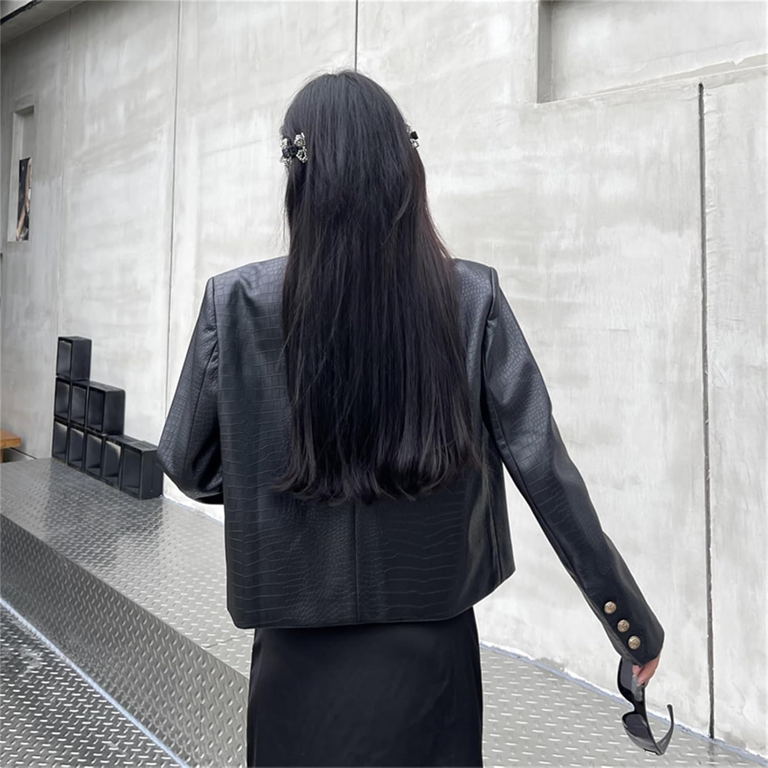 [ＹＵＮＨＥＮ] PUレザージャケット レディース 革ジャン 長袖 アウター バイクジャケット ライダースジャケット ジャンパー ノ