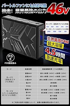 Amazon.co.jp: [風神マン] 50V 超高出力 ファン付きベスト 空調