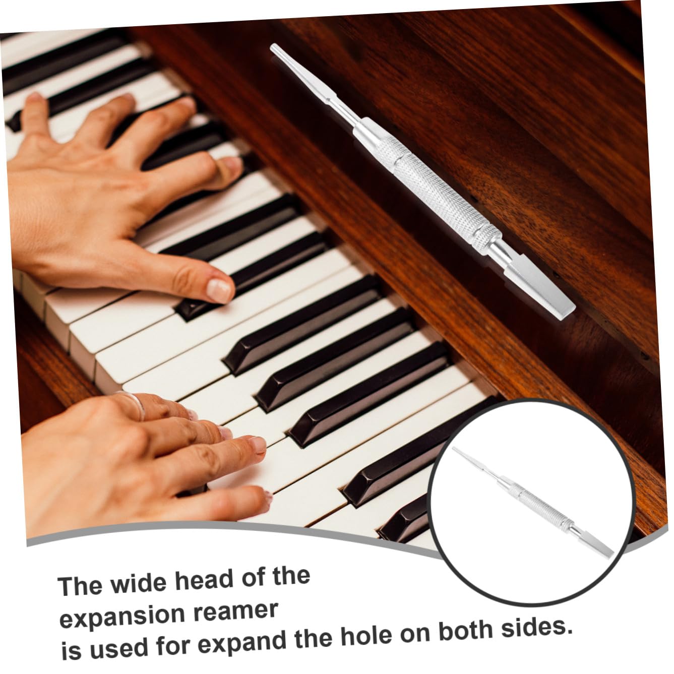 TOYANDONA 3pièces Outil De Réparation De Piano Professionnel Outil Accordage De Clavier avec Élargisseur pour Entretien Instrument Accessoire Indispensable pour Techniciens Et De Piano