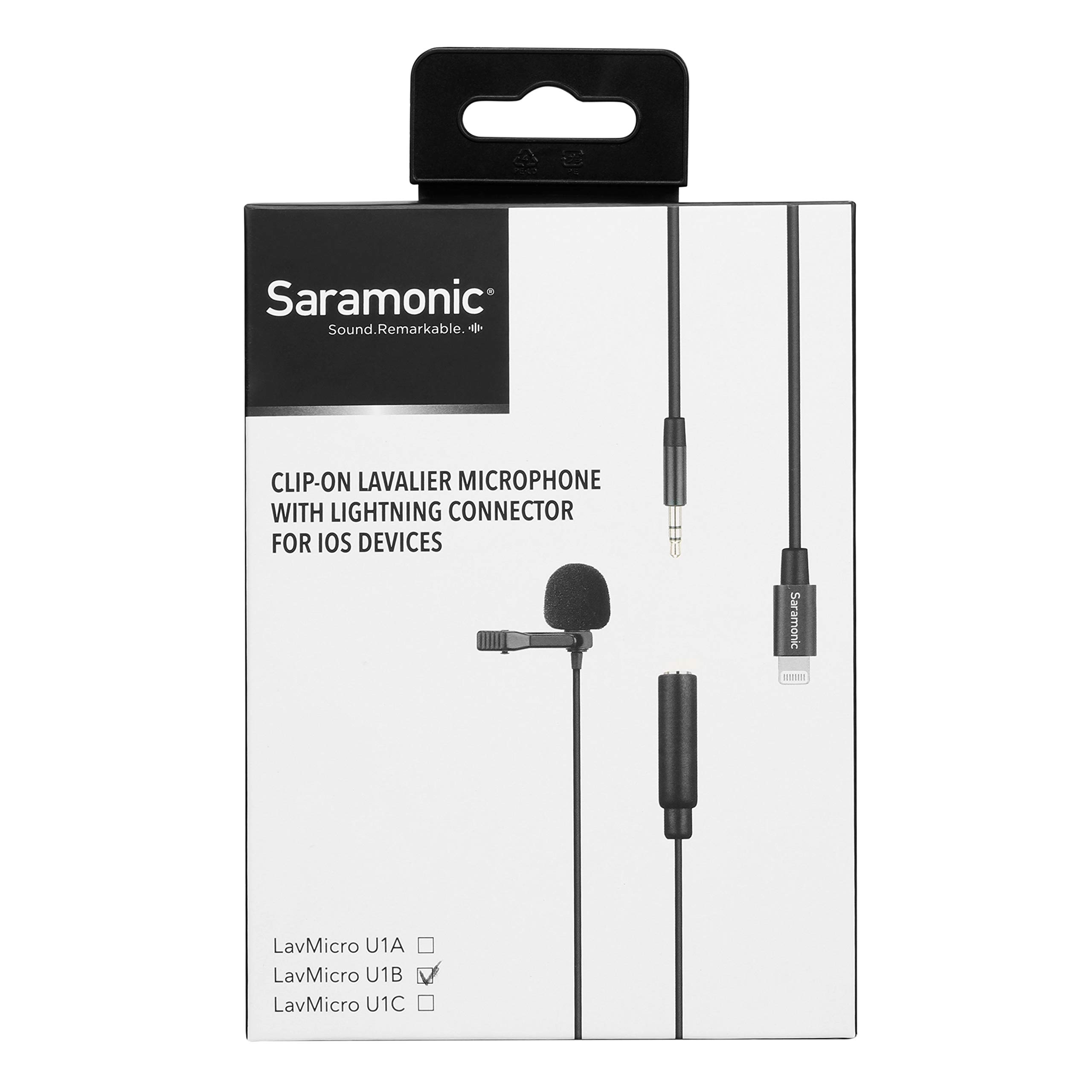 Saramonic LavMicro U1B tie mic Lightning