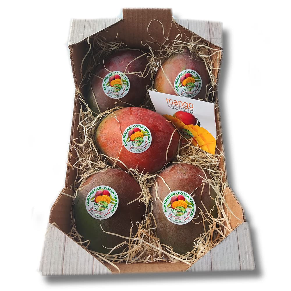 Mango fruta Pack 2kg - Mangos origen España - Compra mangos de la costa tropical de Granada. Mango nacional