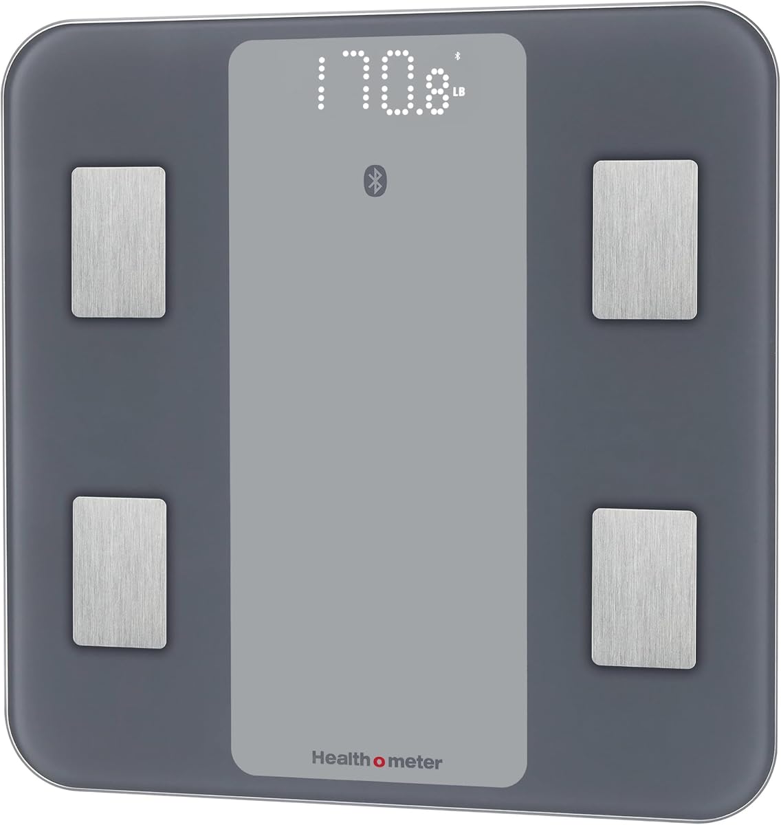 Bluetooth Digital Bathroom Scale with Smart Connectivity BMI & Body Fat Tracking 440 lb Capacity for Multiple Users