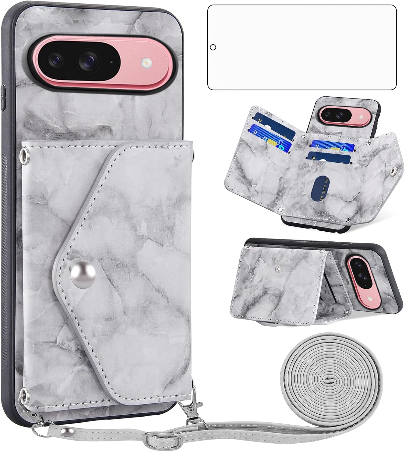 Protection Pixel 9 Pro Asuwish coque grise pour vos déplacements - 8