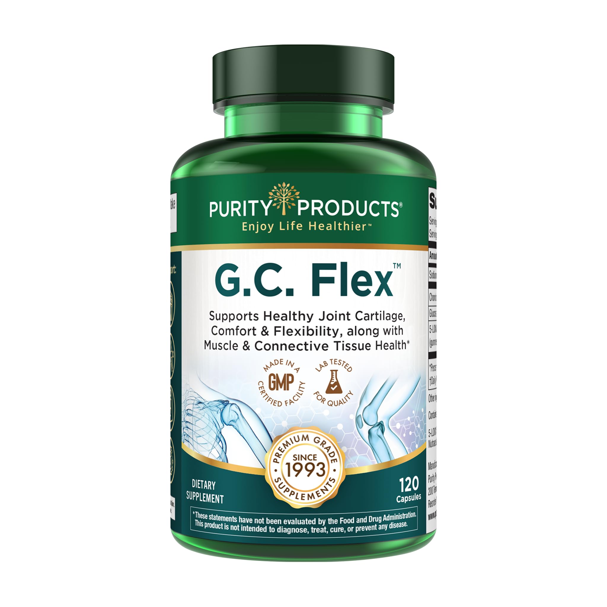 Purity Products G.C. Flex, Glucosamine & Chondroitin Sulfate Super Formula